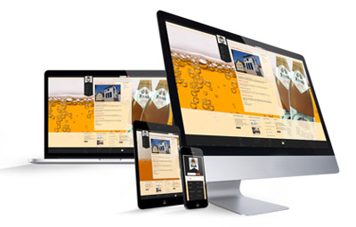 Responsive Webdesign: Onlineshop und CMS Brauerei Raab Hofheim