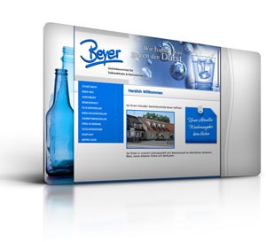 Homepage - Webseite Getränkevertrieb - Getränkehandel
